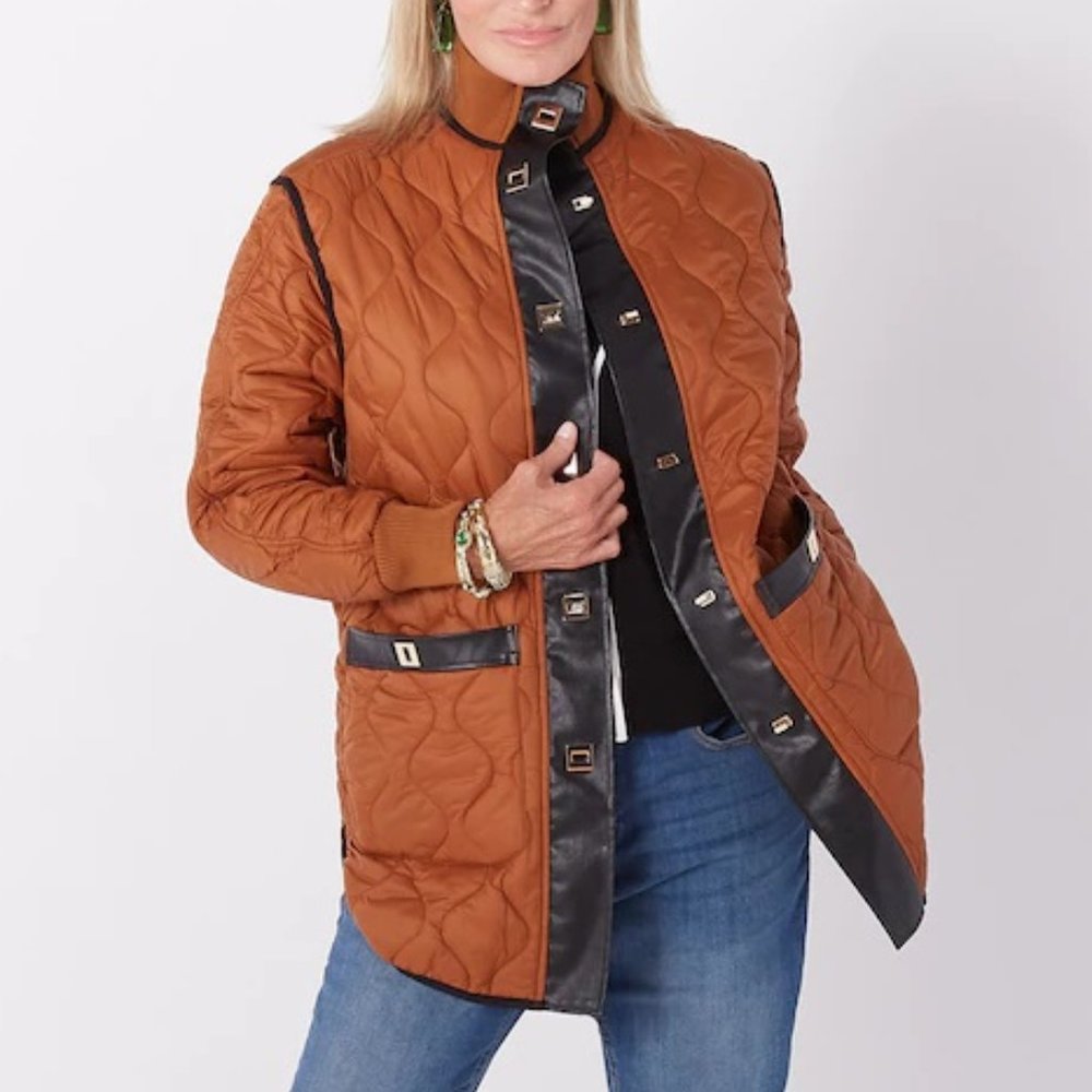 New w/o Tags Brian Bailey Quilted Jacket - Size X-Large